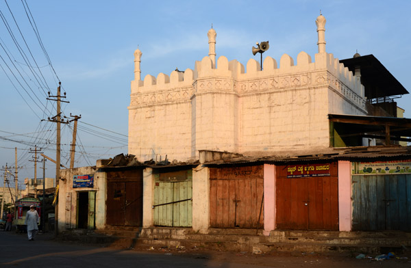 Atullah Masjid at dusk, Bijapur