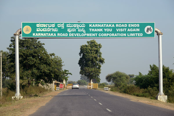 Karnataka - Andhara Pradesh Border
