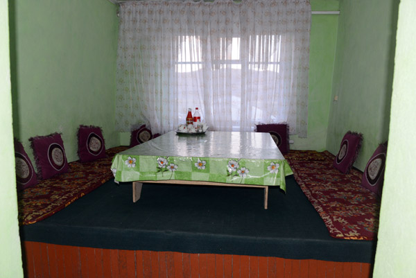 Traditional dining room, Pamir Hotel, Murghab