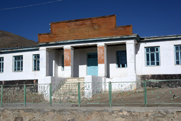 Looks like a government building or school, Murghab