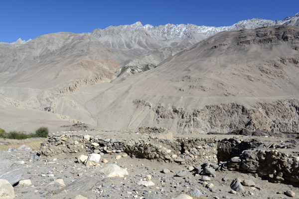 The village of Ratm, much of which is mere ruins