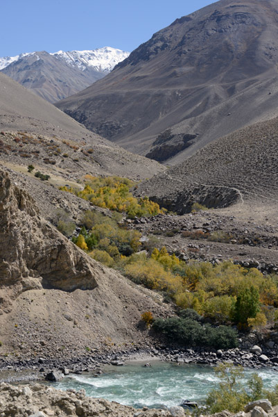 A small valley leads deep into Afghanistan's Wakhan Corridor
