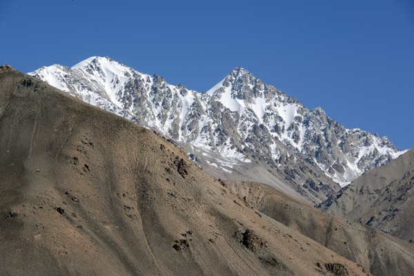 I couldn't find too many mountain names on my source, Google Earth, for this area of the Pamirs and Hindu Kush