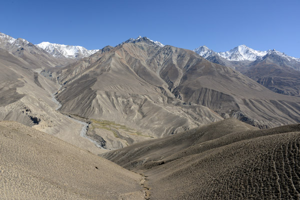 The Wakhan Corridor, that narrow strip of land like a quail's head feather coming out of mainland Afghanistan