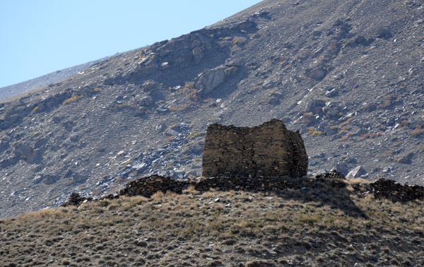 The first of a series of ancient forts protection the Wakhan Valley