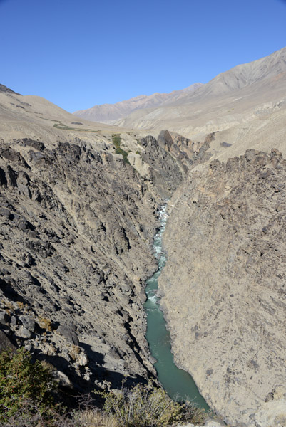 The southernmost canyon of the Pamir River