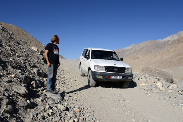 The road to Langar in the Wakhan Valley of Tajikistan