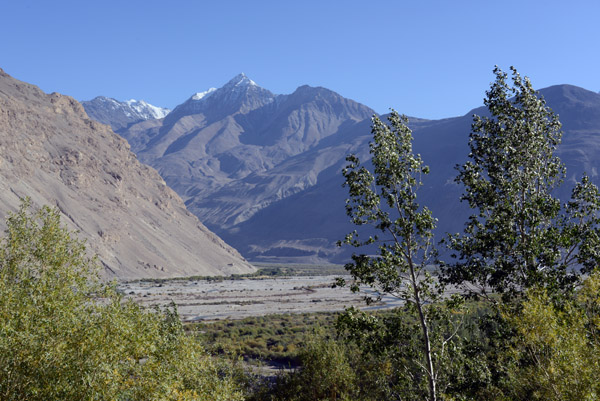 At Langar, the Pamir River meets the Wakhan River to form the Panj River