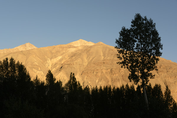 Late afternoon light on the mountains surrounding the Wakhan Valley