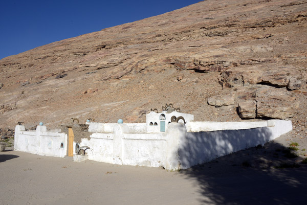 A traditional Pamiri shrine along just west of the village of Zong, Wakhan Valley