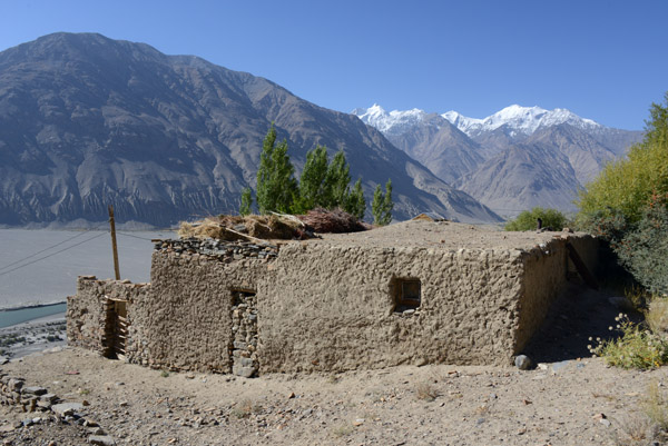 Mudbrick house in the village of Zong, Wakhan Valley