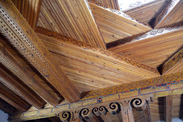 Detail of the skylight of the Mubarak-i Wakhani Museum
