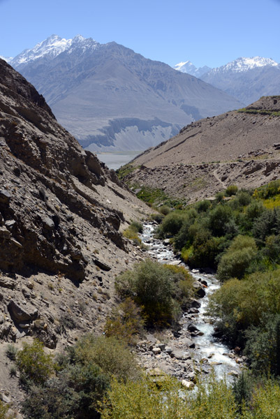 The stream below the hot spring, Bibi Fatima