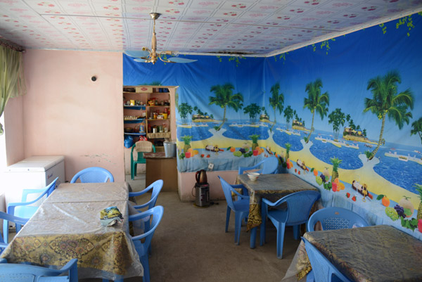 Small restaurant at the Bibi Fatima guesthouse