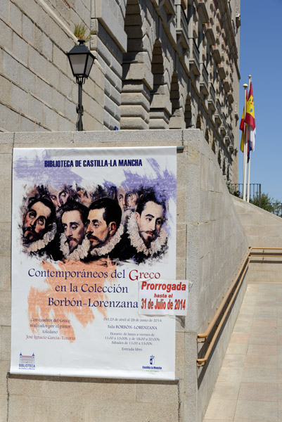 Poster for exhibition of the contemporaries of El Greco