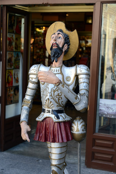 Don Quixote at a Toledo souvenir shop