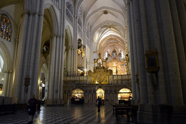 Interior of Toledo Cathedral with the Choir Rood Screen