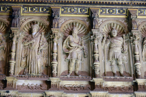 Choir - Sculptures of the Biblical Kings of Judah: Jeconiah, Josias, Amon