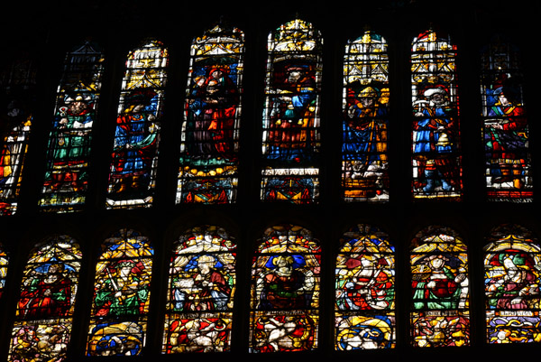 Stained glass windows, Toledo Cathedral