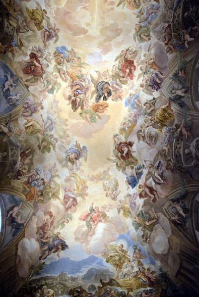 Sacristy ceiling fresco by Luca Giordano