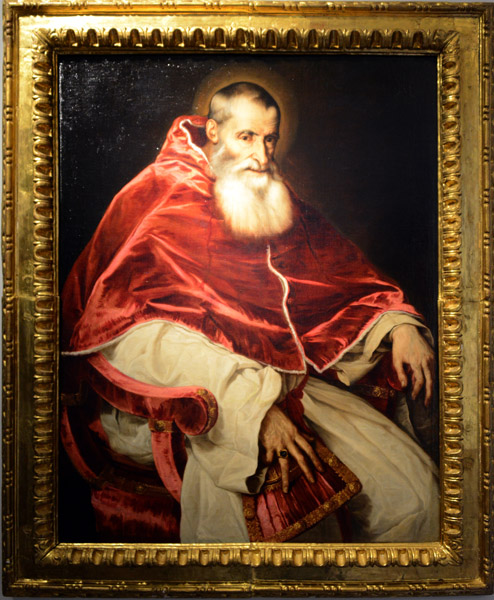 Pope Paul III, 16th C., Titian (Tiziano Vecellio di Gregorio)