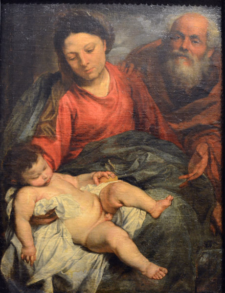 The Holy Family, 1624, Anton Van Eyck