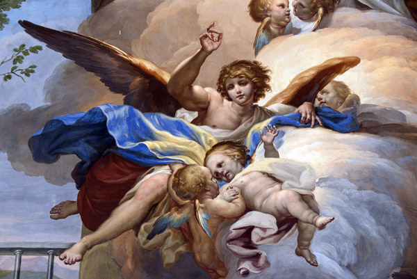 Detail of Angel and Cherubs, Toledo Cathedral