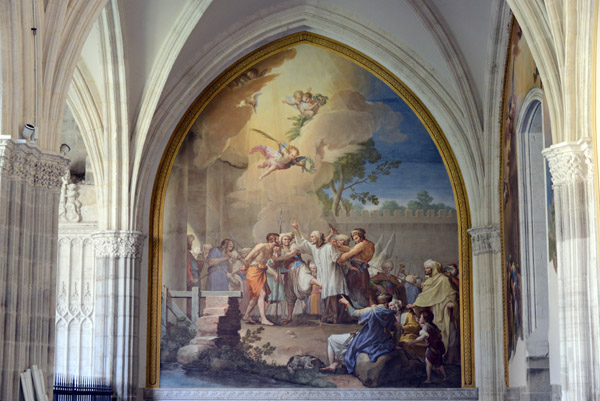 Arrest of San Eugenio, Francisco Bayeu, Cloister of Toledo Cathedral