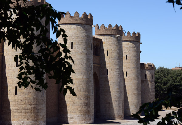 Palacio de la Aljaferķa, built in the 2nd half of the 11th C. in the Moorish Taifa (Principality) of Zaragoza