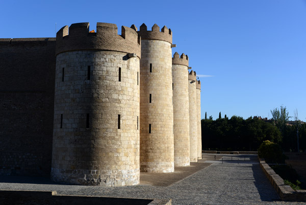 Walls of Aljafera Palace, Zaragoza