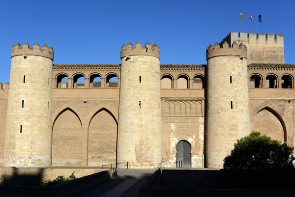 Walls of Aljafera Palace, Zaragoza