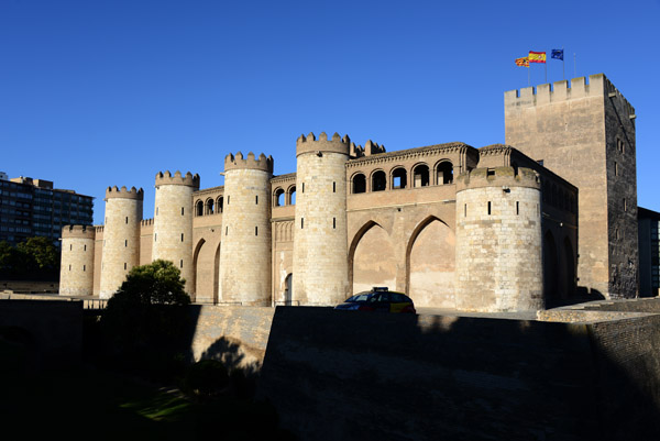 Walls of Aljafera Palace, Zaragoza