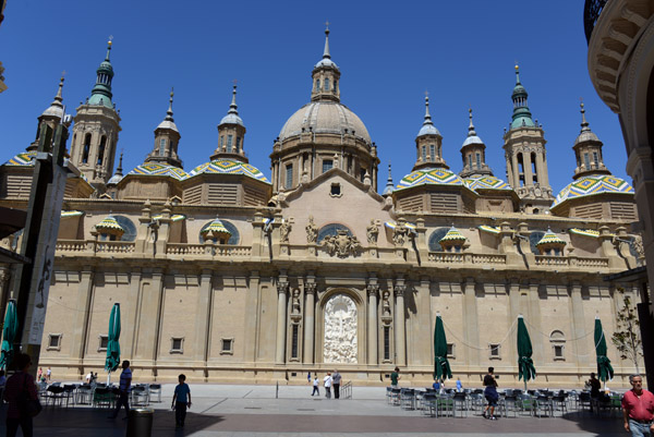 The basilica is built on the site where legend says Mary appeared to the St James the Apostle (Santiago) in 40AD