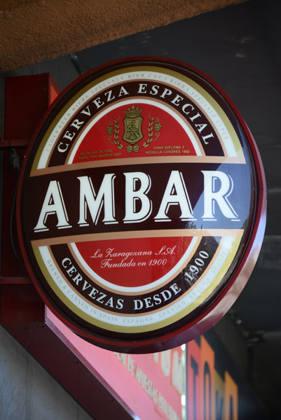 Cerveza Especial Ambar desde 1900, Zaragoza