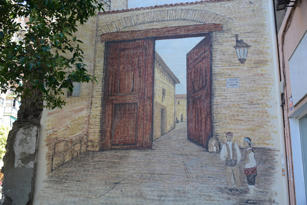 Mural of gates, Puerta del Rey D. Sancho, Zaragoza