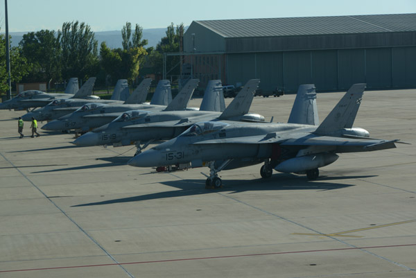F-18s at Zaragoza, Spain