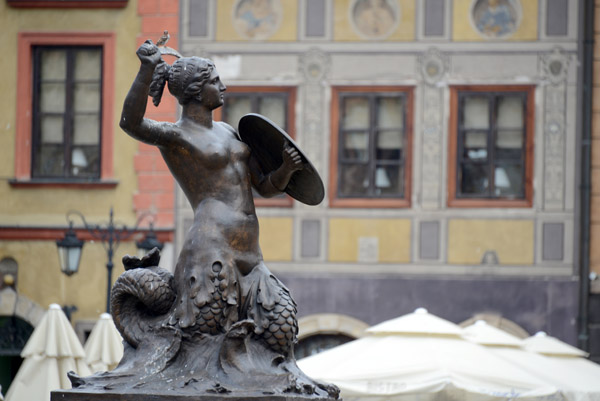 Pomnik Syreny - Warsaw Mermaid, Old Town Square