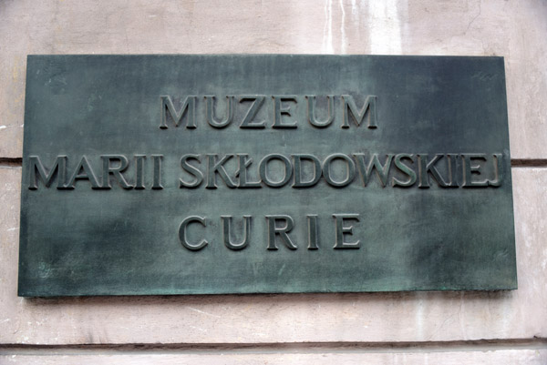 Muzeum Marii Skłodowskiej Curie, Freta 16, Warszawa