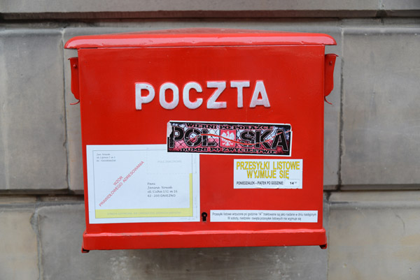 Poczta - Polish post box, Warsaw