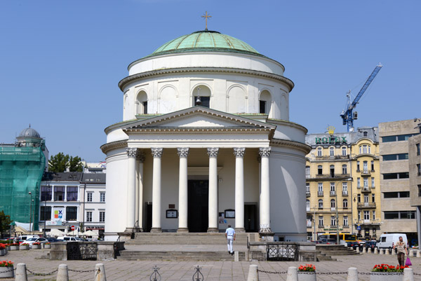 Kościł św. Aleksandra, Plac Trzech Krzyży, Warszawa