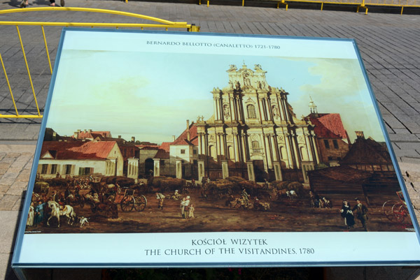 Reproduction of a painting of the Visitandines, 1780