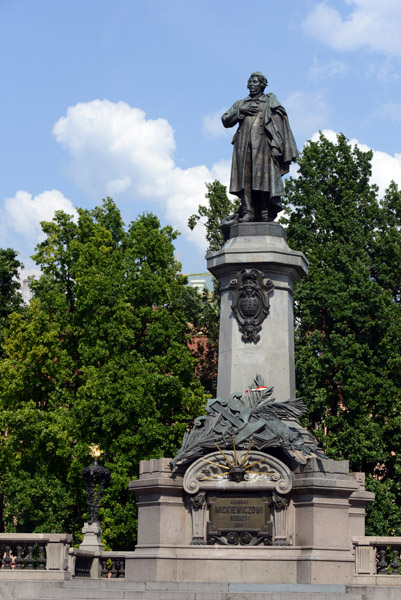 Monument to Adam Mickiewicz (1798-1855), Warsaw