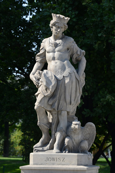 Jowisz - the Roman god Jupiter, Saxon Garden, Warsaw