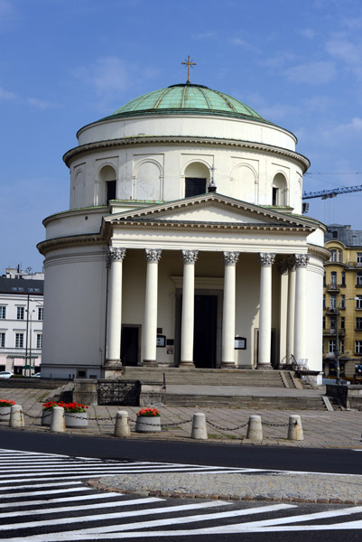 Kościł św. Aleksandra, Plac Trzech Krzyży, Warszawa