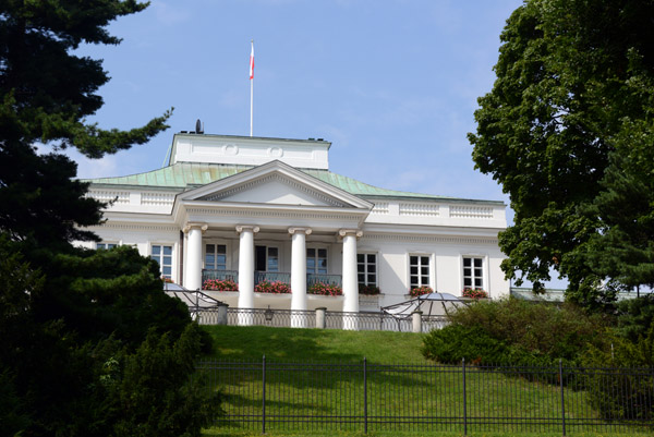 Eastern façade of Belvedere Palace, Royal Łazienki Park, Warsaw