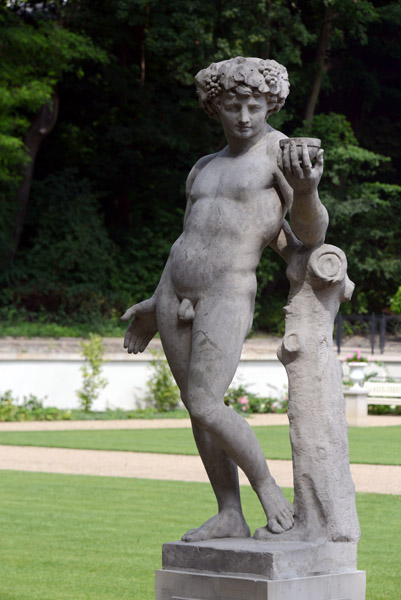 Sculpture of Bacchus at the Old Orangery