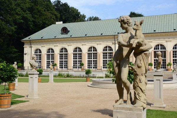 Shepherd with a lamb, Royal Łazienki Park, Warsaw