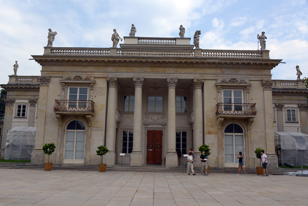 South façade of the Palace on the Isle, Royal Łazienki Park