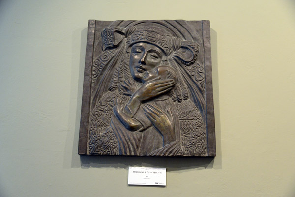 Bronze Madonna and Child by Janina Broniewska, 1926