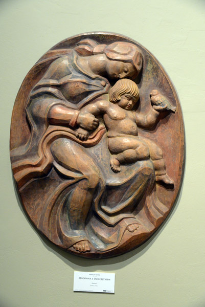 Woodcarving of Madonna and Child, Marcin Rożek, 1926